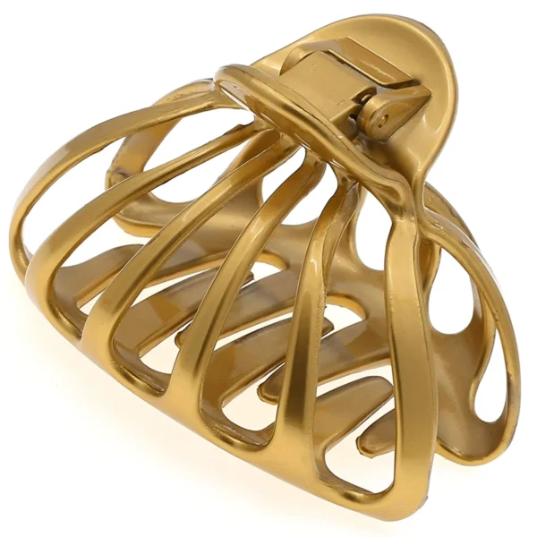 Paris Octopus Hair Clips Drips Cutout - Gold